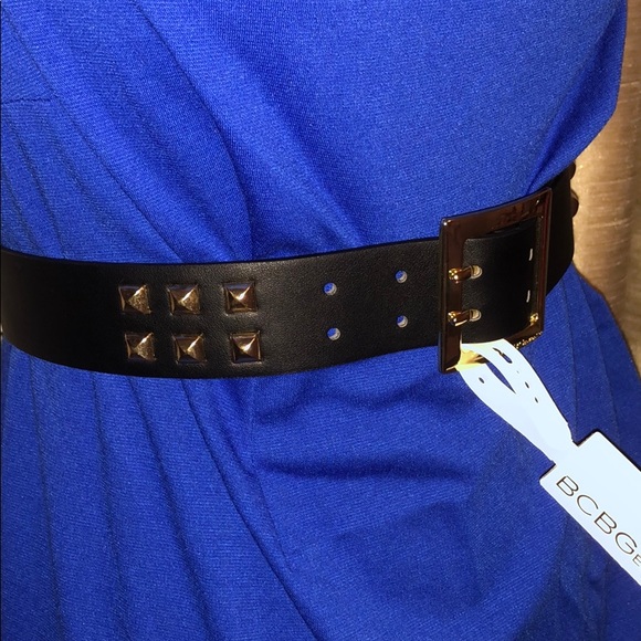 BCBGeneration Gold Studded Belt - Picture 3 of 3